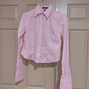 Pink Button-Up Shirt